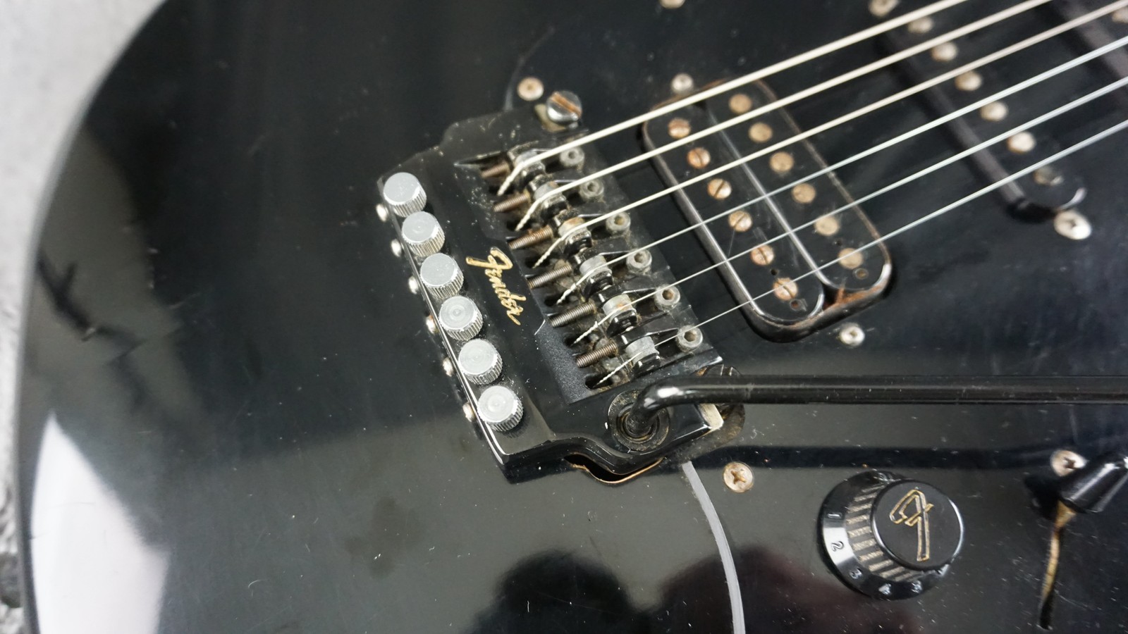 Fender Stratocaster Contemporary HSS Floyd Rose MIJ Fujigen E6 Black 1986-1987