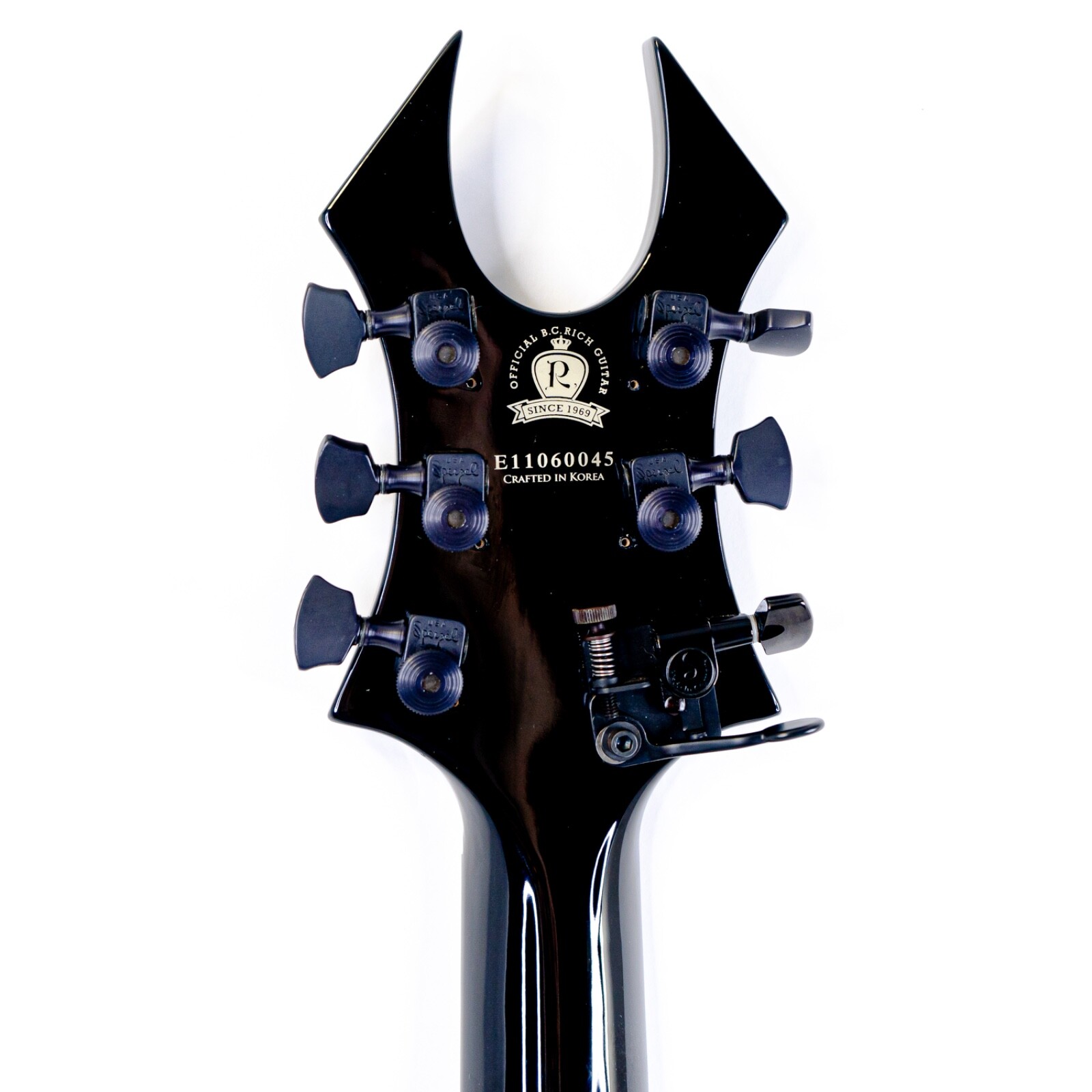 2006 B.C. Rich Draco Black w/ D-Xtender, String-Thru Bridge, Locking Tuners