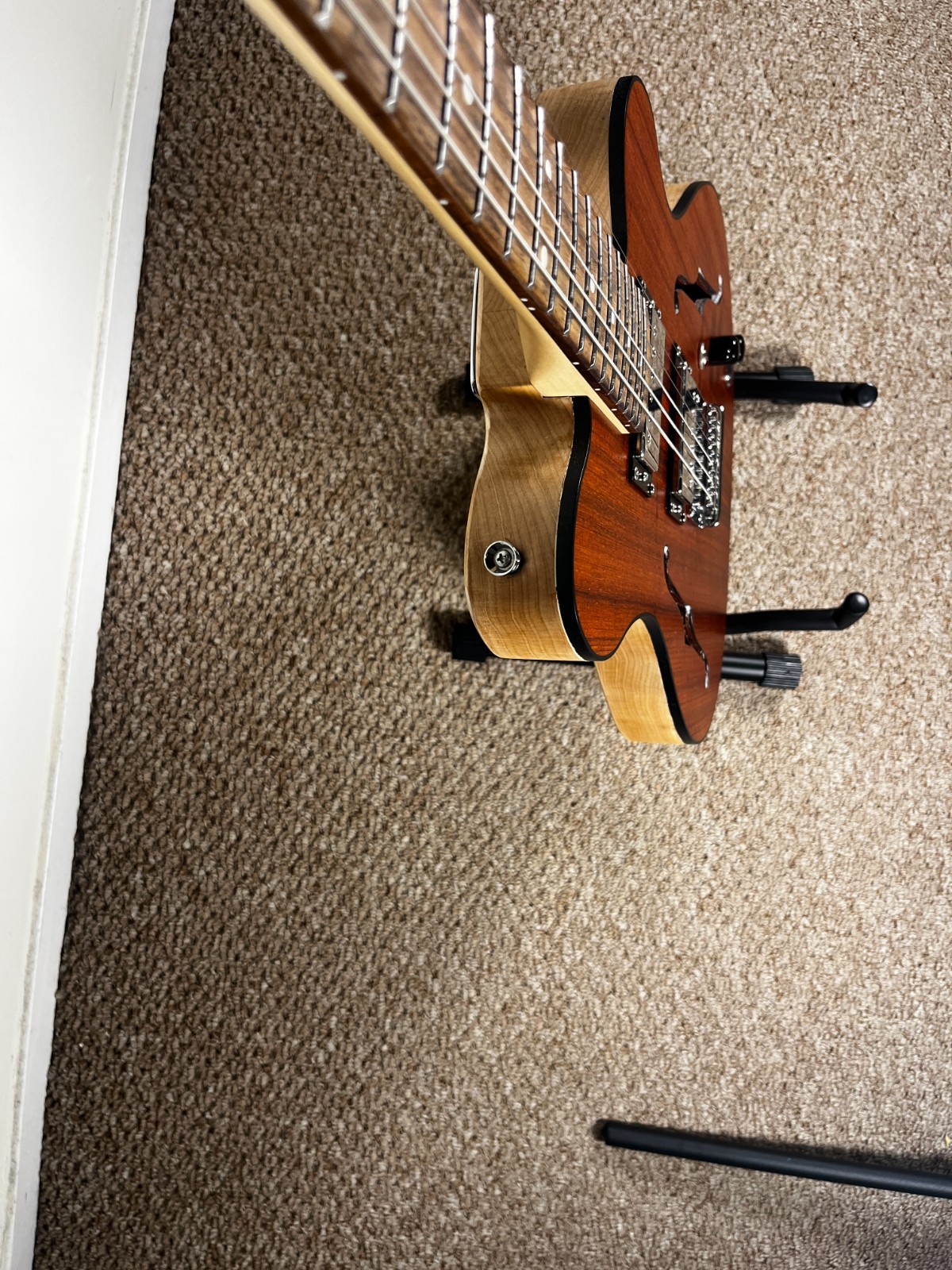 Catalyst – Semi-Hollow Electric Guitar – FREE HARDCASE & SHIP(ES225/Tele hybrid)