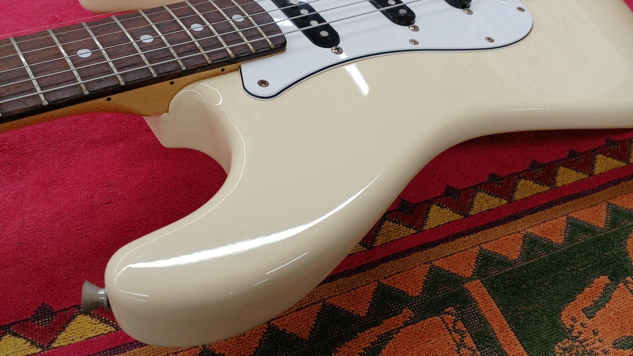 Fender Japan Stratocaster Guitar ST72-US Olympic White Large Head