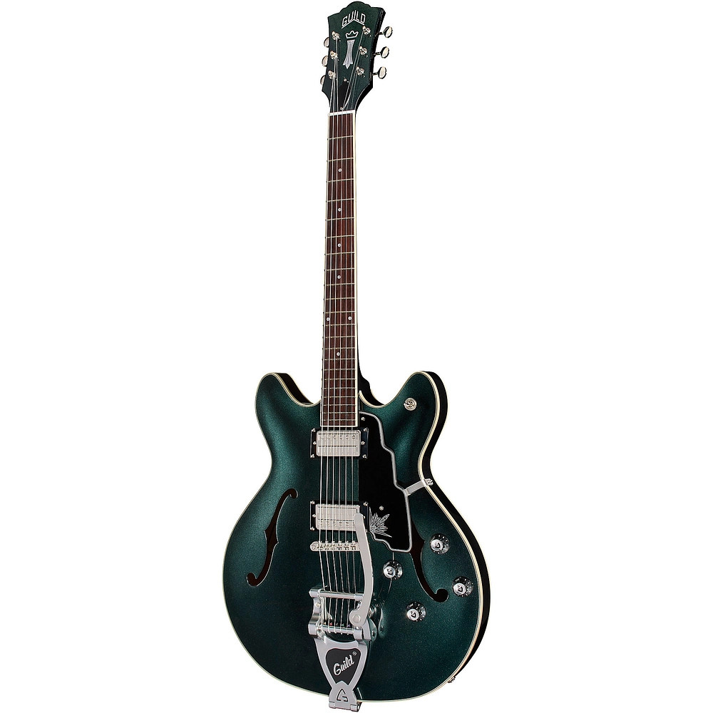 Guild Starfire I DC Hot Rod SemiHollow Electric Guitar Kingswood Green