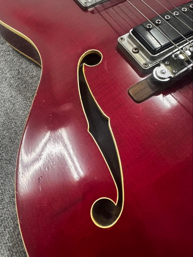 YAMAHA Guitar SA-30T Semi-Hollow Japan Vintage Hard Case Included