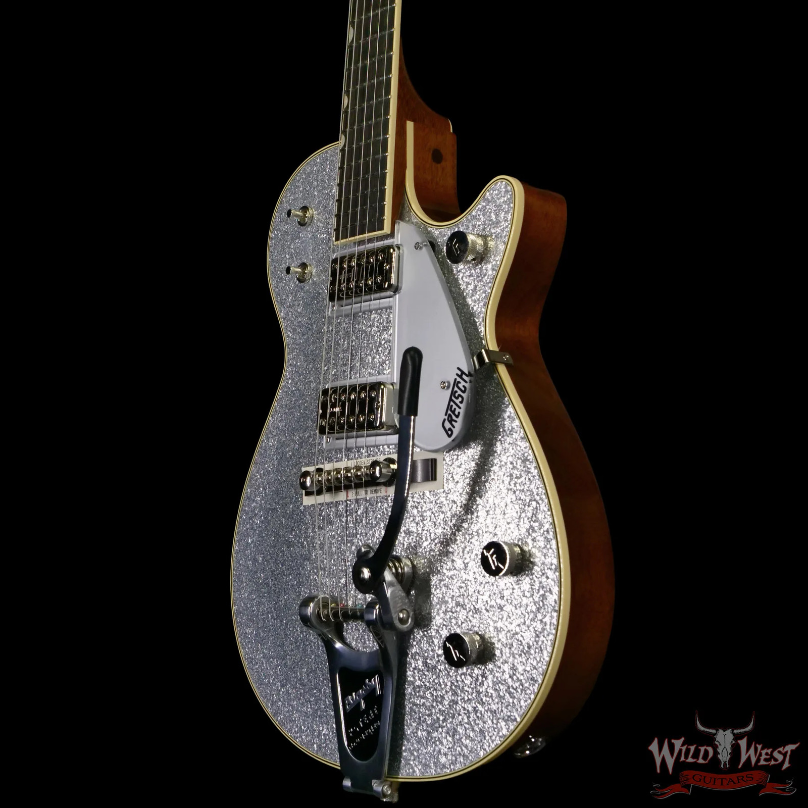 Gretsch G6129T-59 Vintage Select ’59 Silver Jet Bigsby Silver Sparkle 7.90 lbs