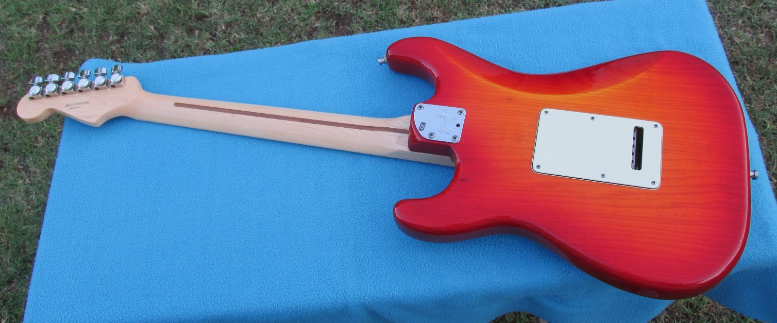 Fender American Deluxe ASH Stratocaster 2013-N3 Pickups-Maple-Aged Cherry-L@@K!