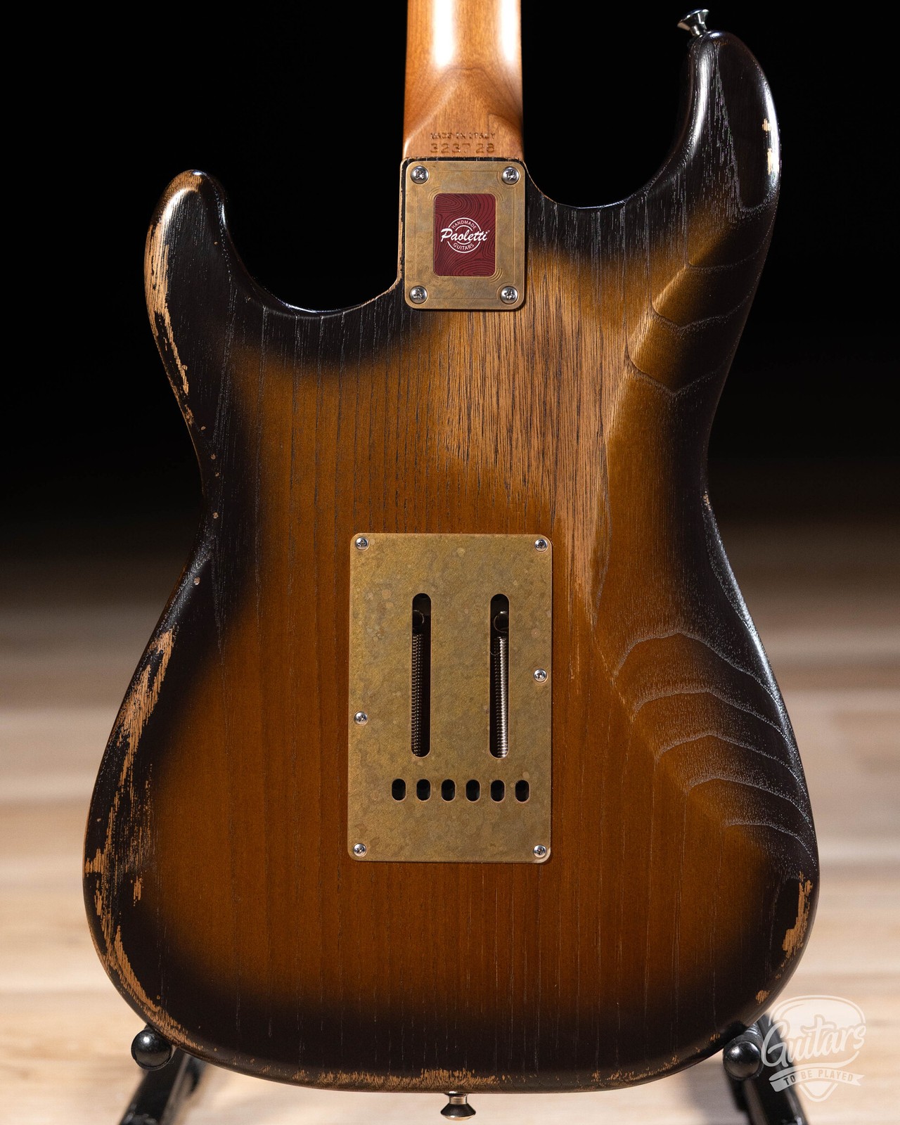 Paoletti Alfa Lounge HH “Stratospheric” Thinline S-Style – Tobacco Burst