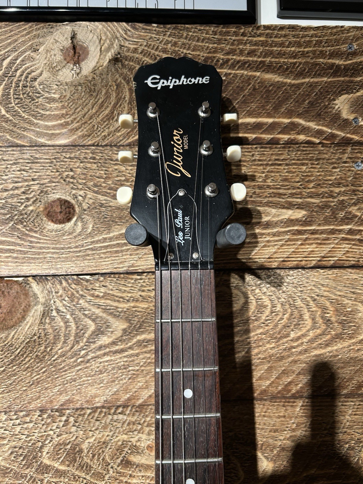 Epiphone Les Paul Junior P90 – Aztec Gold Nitro over Sunburst Road Worn