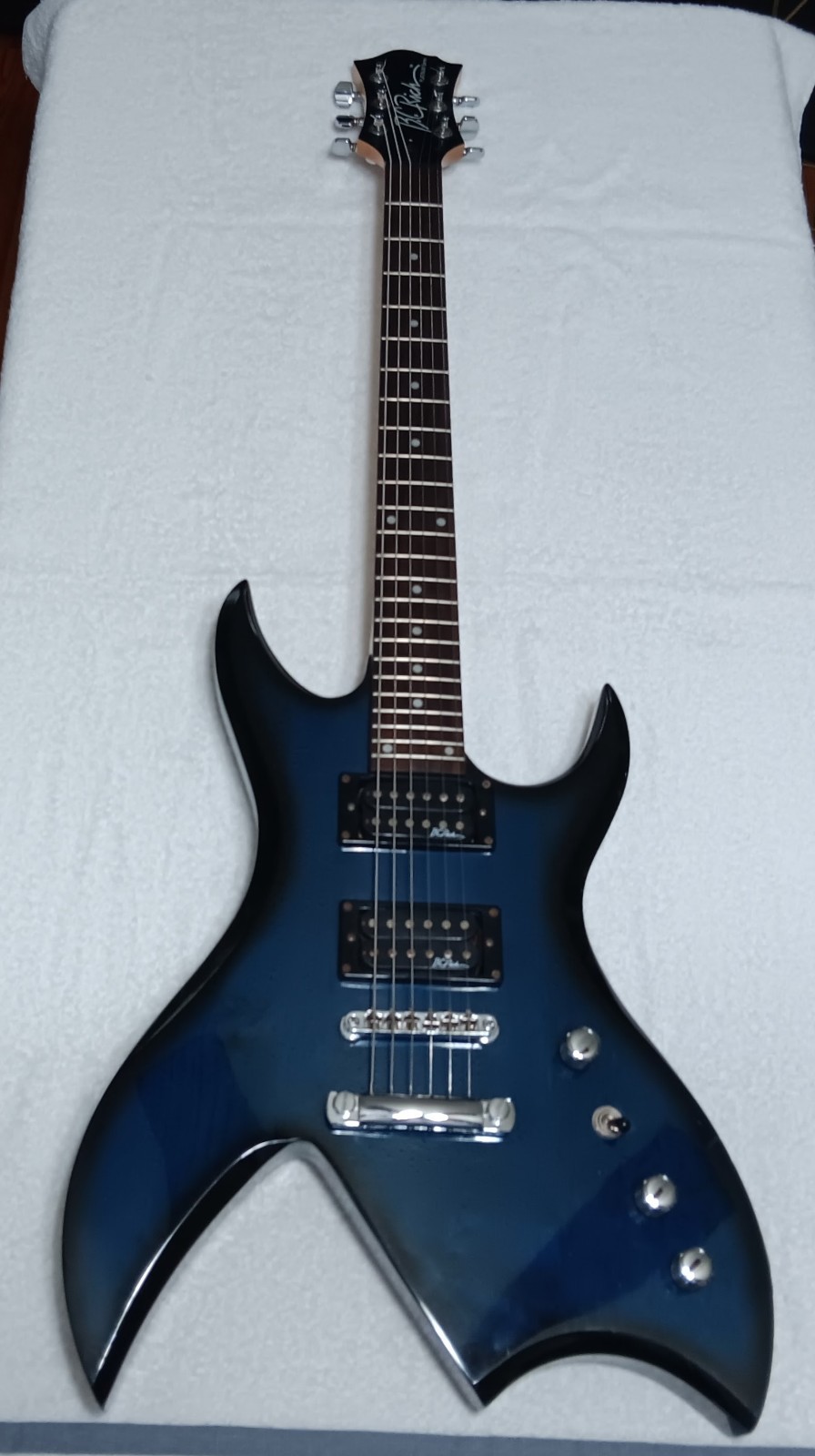 B.C. Rich Bich Platinum Series Electric Guitar – Transparent Blue