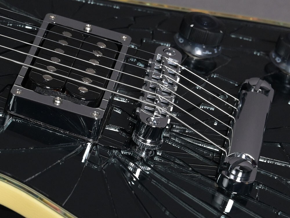 Ibanez PS3CM Paul Stanley Black Cracked Mirror