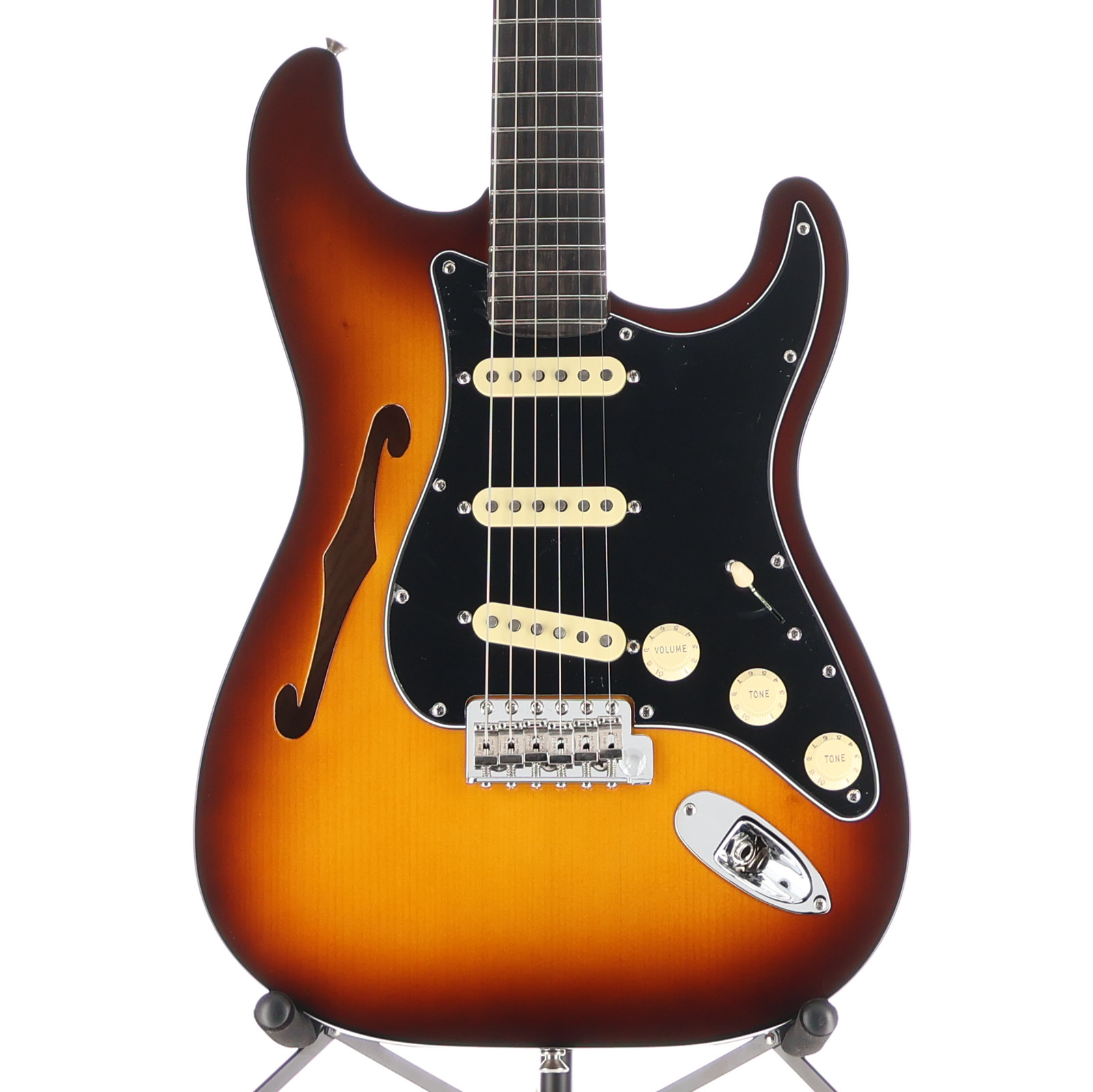 Fender Ltd Ed Suona Stratocaster Thinline, Violin Burst (RC3)(70652) (70652)