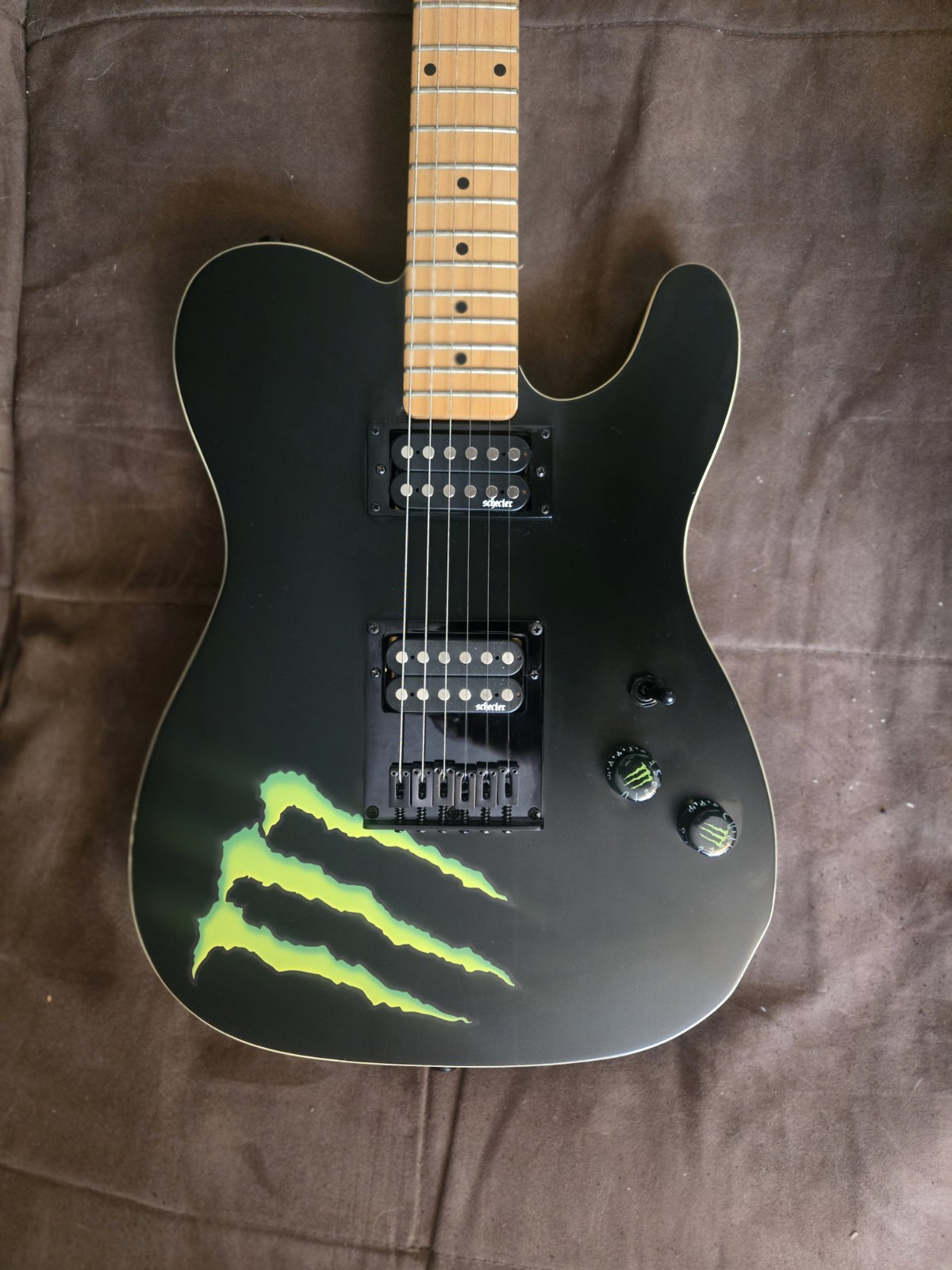 Schecter Diamond Series Black Solid Body 6-String Electric Guitar