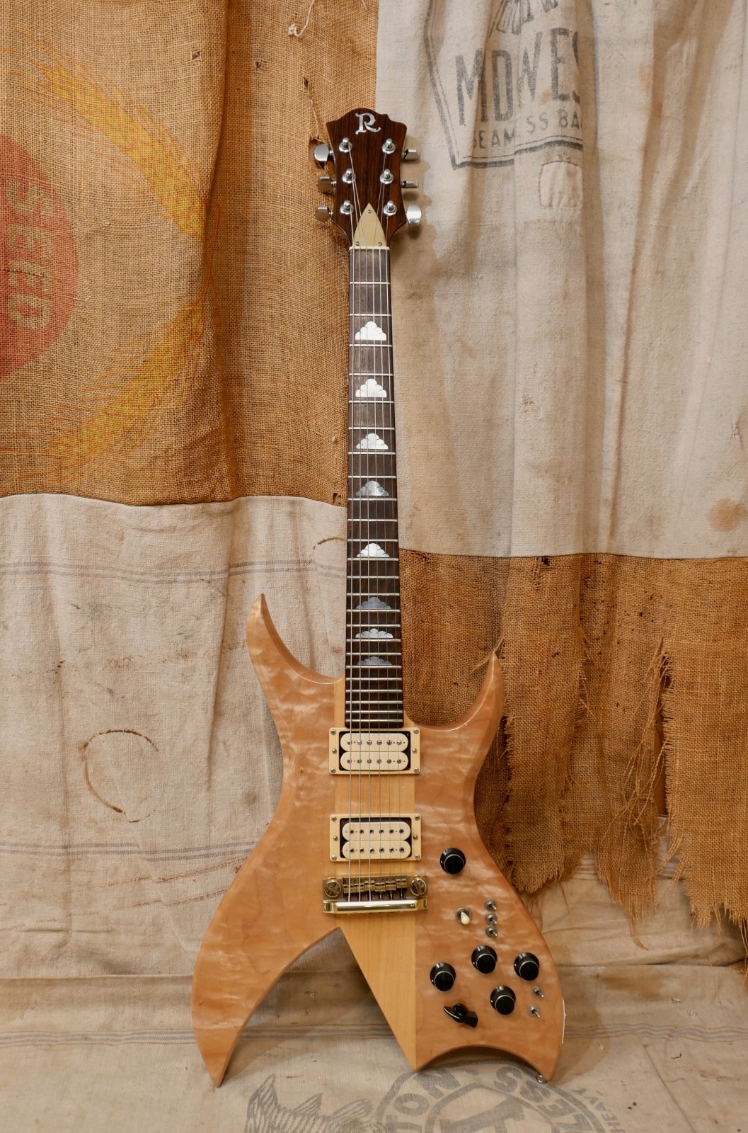1985 BC Rich Bich Natural-Maple Vintage 1980’s w/OHSC