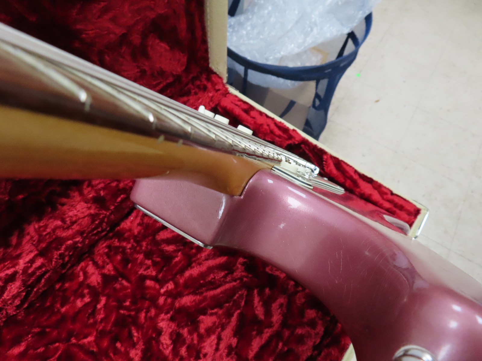 2007 Fender Custom Shop Masterbuilt Custom Classic Relic Strat, Burgundy Mist