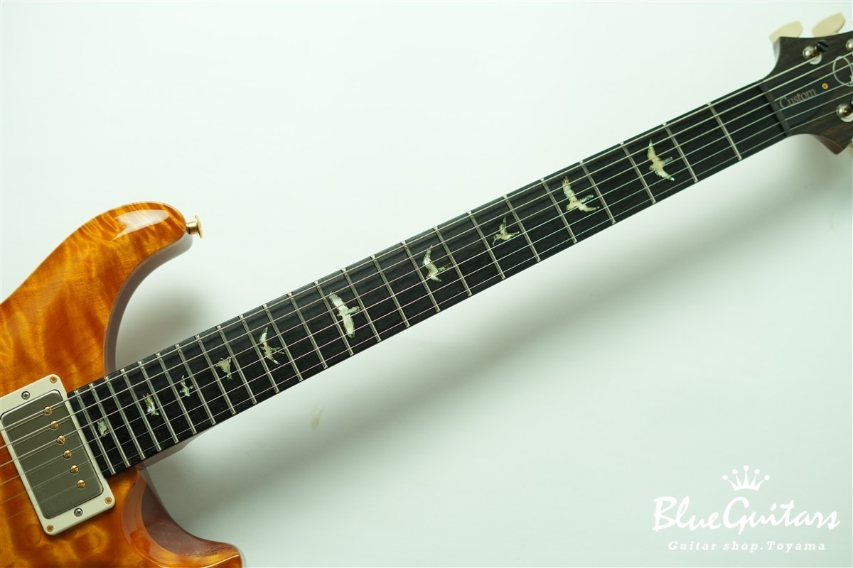 Paul Reed Smith Wood Library Custom 24 1-piece Quilt Maple Top Santana Yellow
