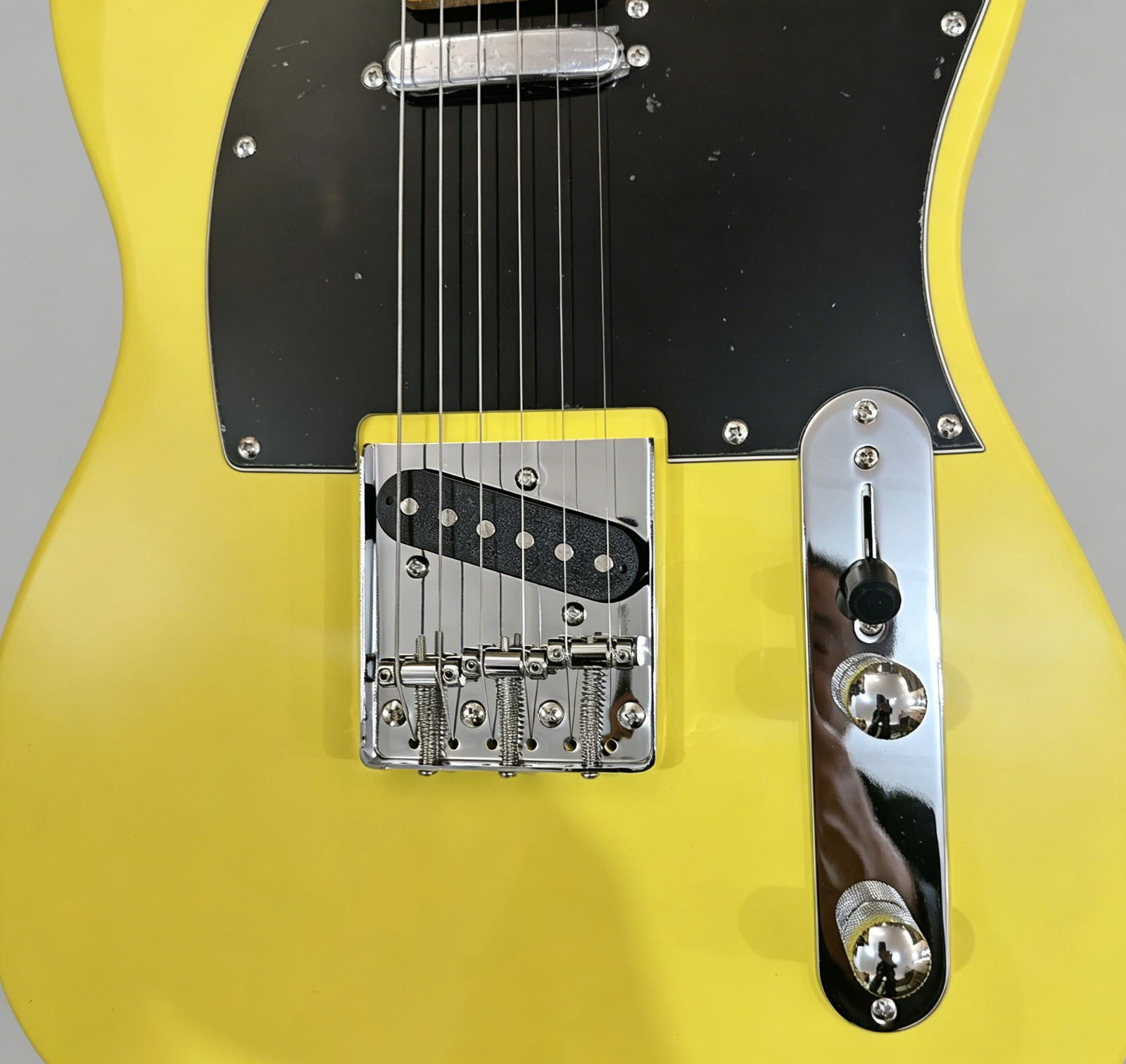 US STOCK TL Style Electric Guitar Butterscotch Blonde Maple Neck SS Pickups