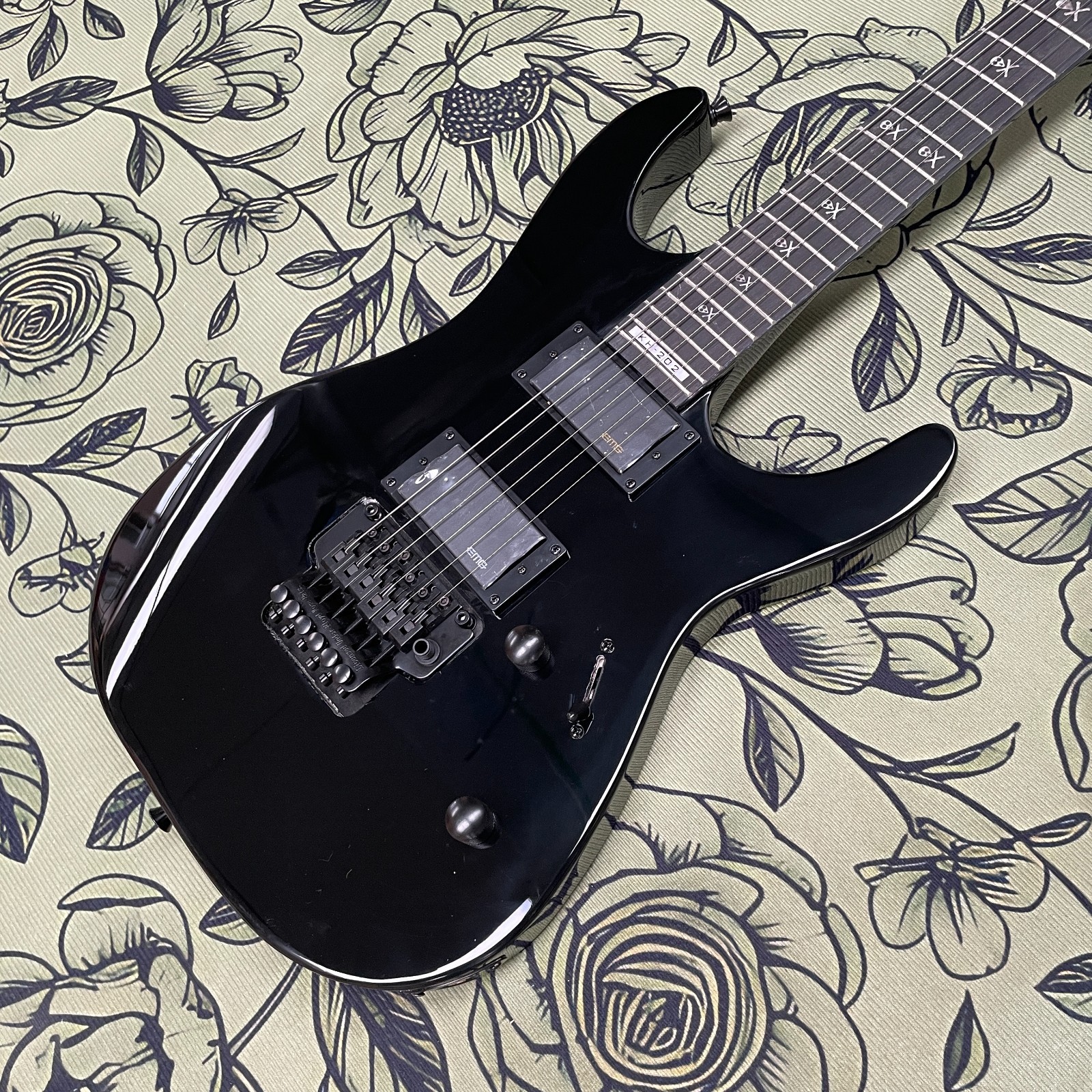 Active KH-202 Kirk Hammett Sige Electric Guitar Rosewood Fingerboard Black F/S
