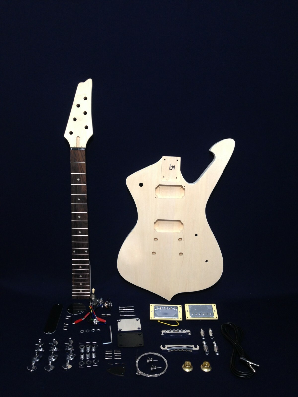 Haze Complete NO-SOLDERING,Solid Basswood Body Electric Guitar DIY. HSIM 1910