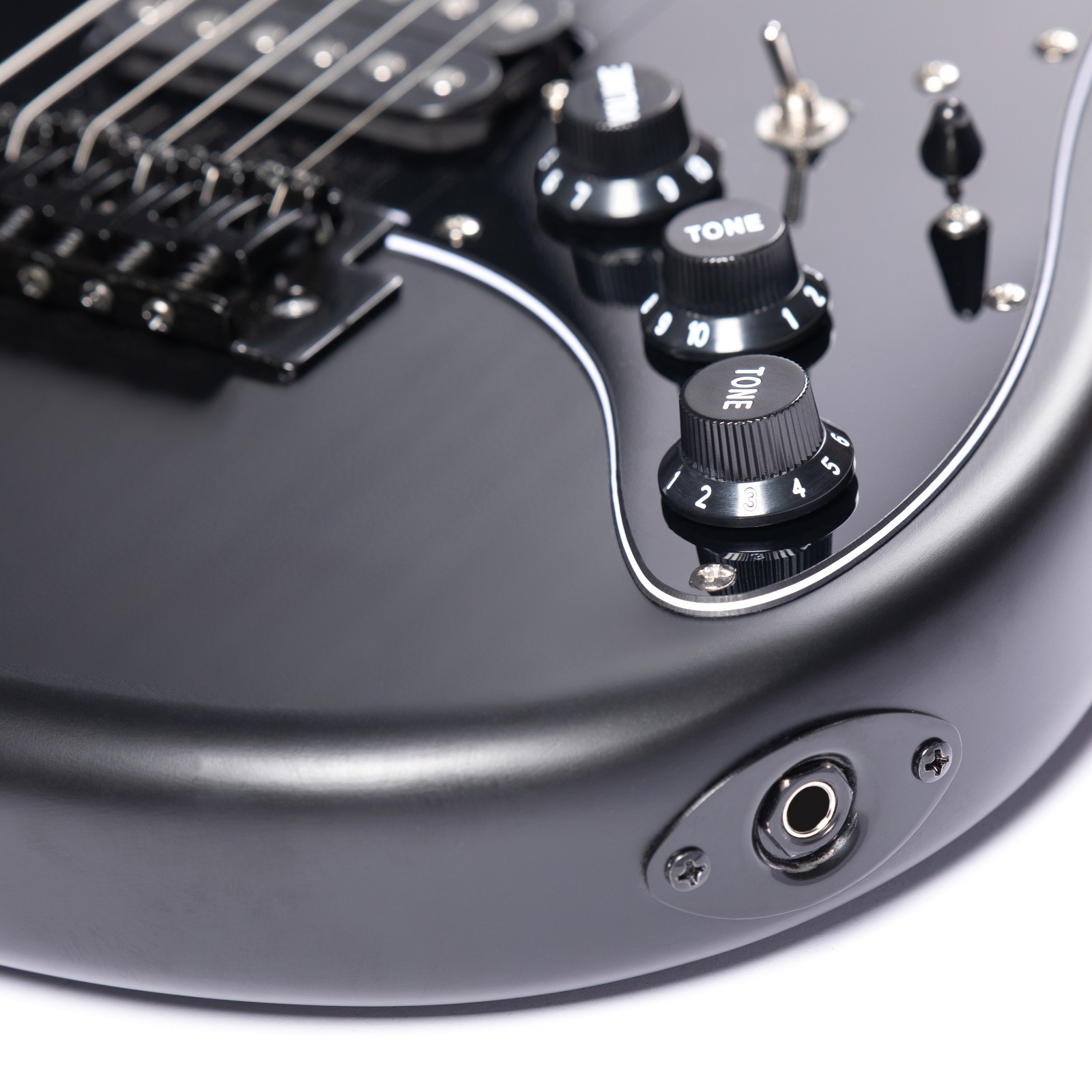 Grote Electric Solid Body Guitar Modern-GST For Beginners (Ebony)