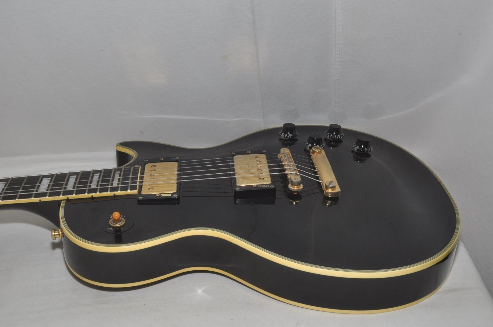 Burny Les Paul Custom RLC Electric Guitar Ref No. 7736