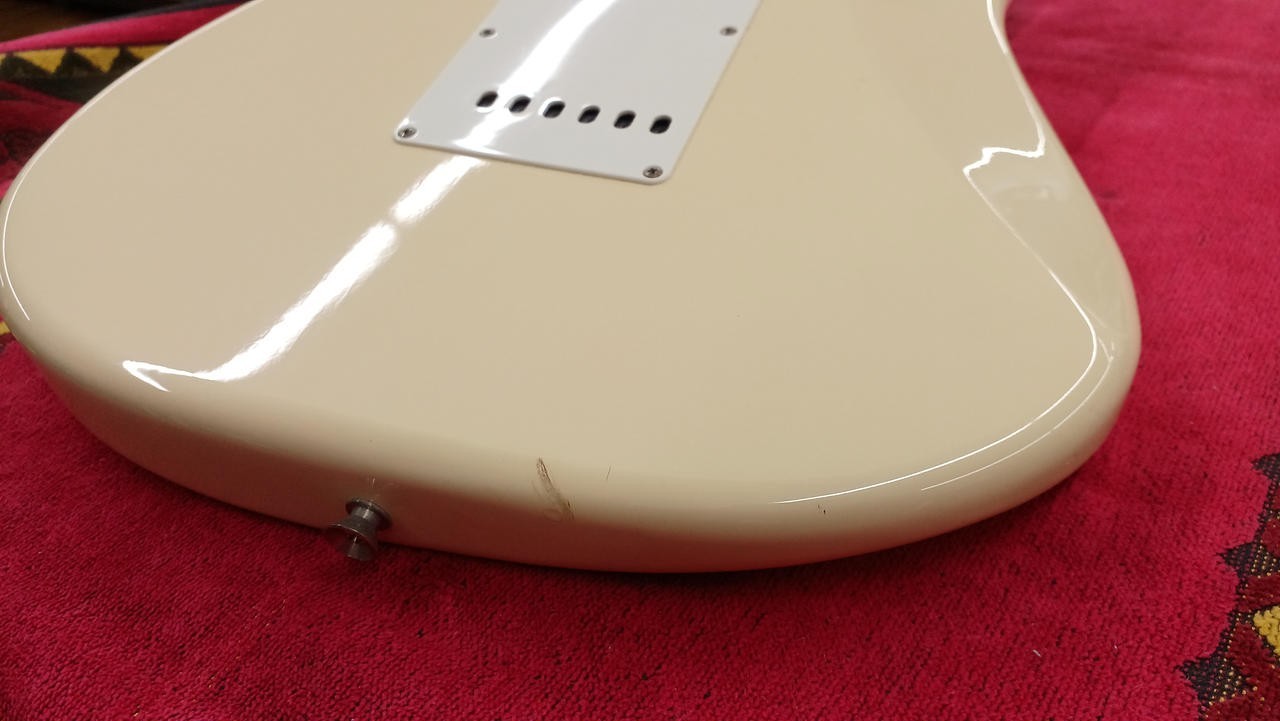 Fender Japan Stratocaster Guitar ST72-US Olympic White Large Head