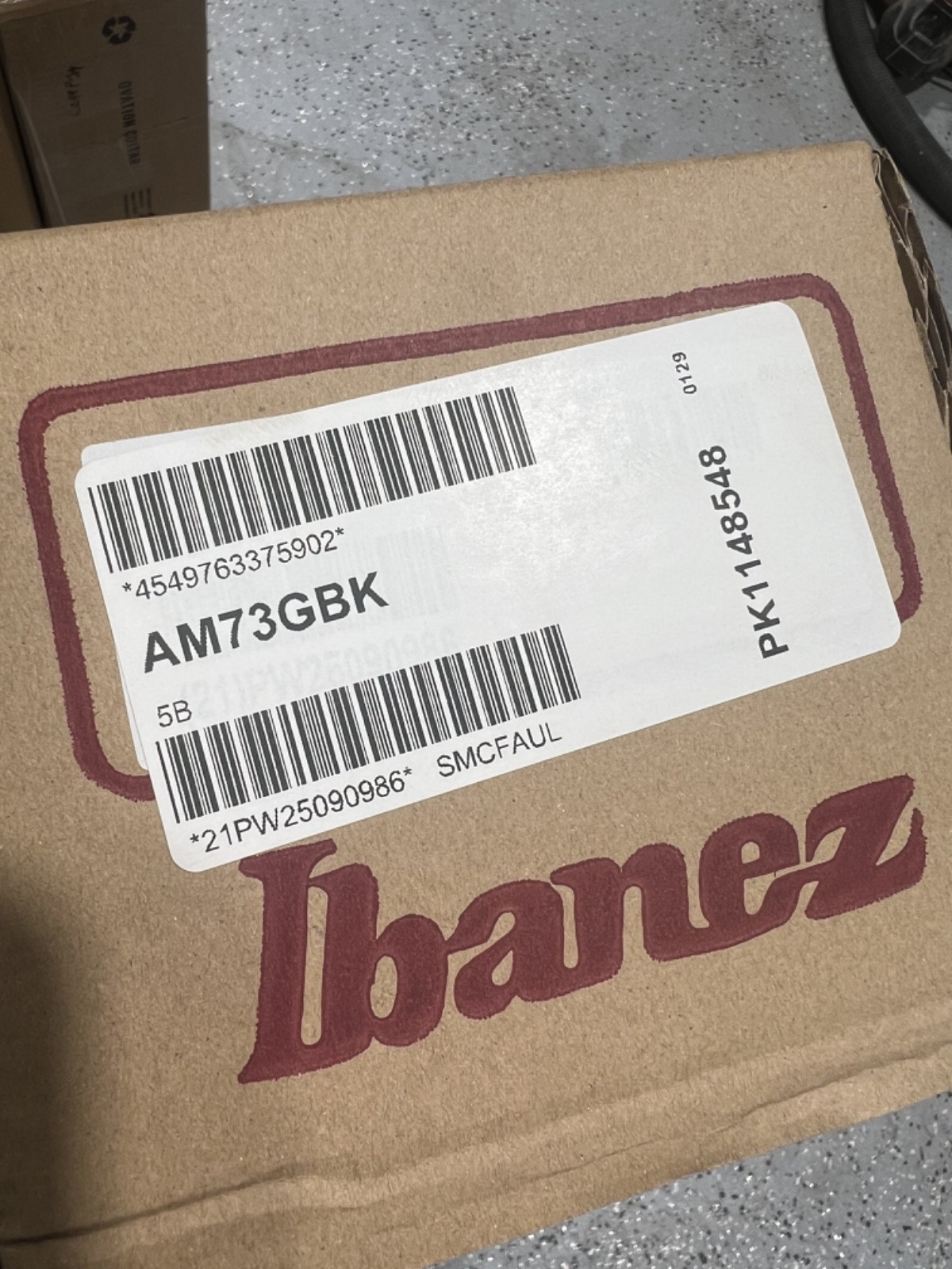 Ibanez Artcore AM73G Electric Guitar – Black