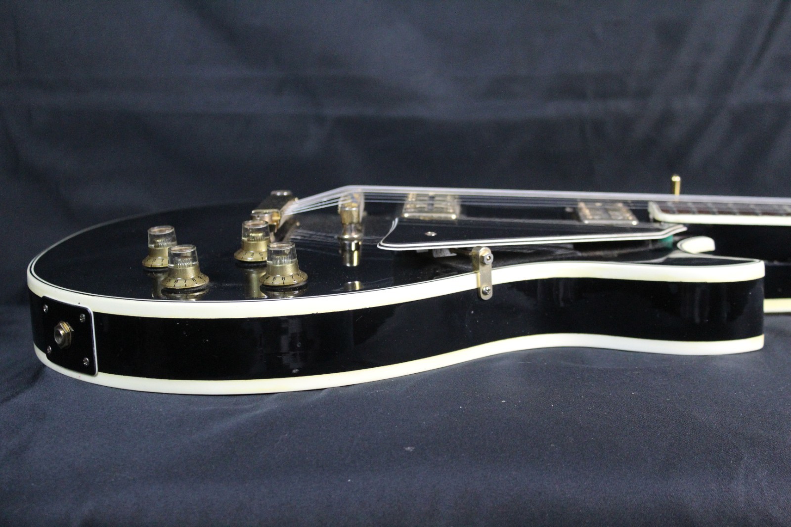 Univox Les Paul Custom 1970s Lawsuit Era Electric Guitar w/ Original Hard Case