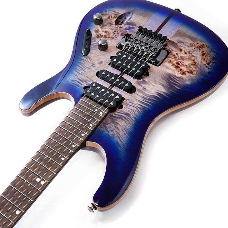 Ibanez Premium S1070PBZ-CLB Cerulean Blue Burst Electric Guitar with Gig bag