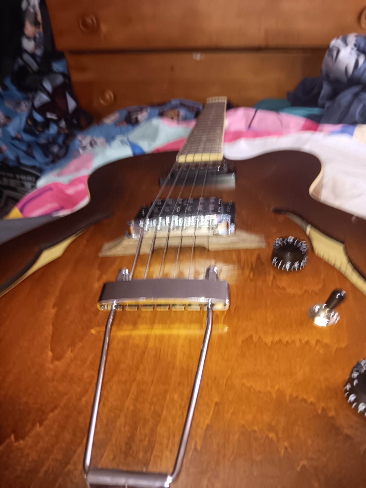 Ibanez Artcore AF55 Hollowbody Electric Guitar – Tobacco Flat