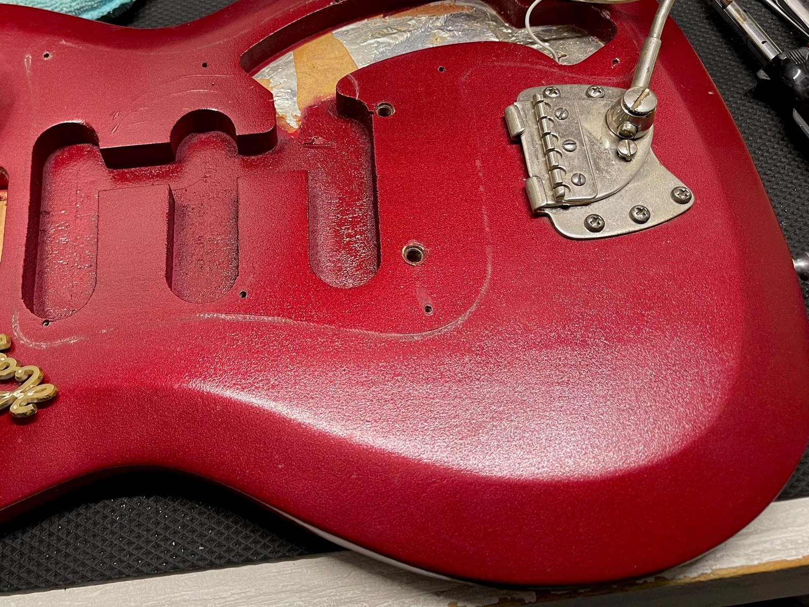 Used 1964 Hagstrom II Electric Guitar with Case- Red