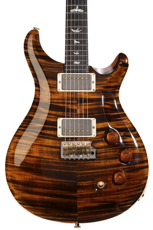 PRS DGT Electric Guitar with Bird Inlays – Tiger Eye, 10-Top
