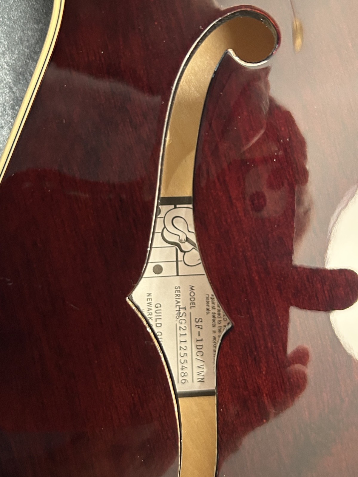 Guild Starfire I DC Vintage Walnut Double Cutaway Semi Hollow Electric *Open Box
