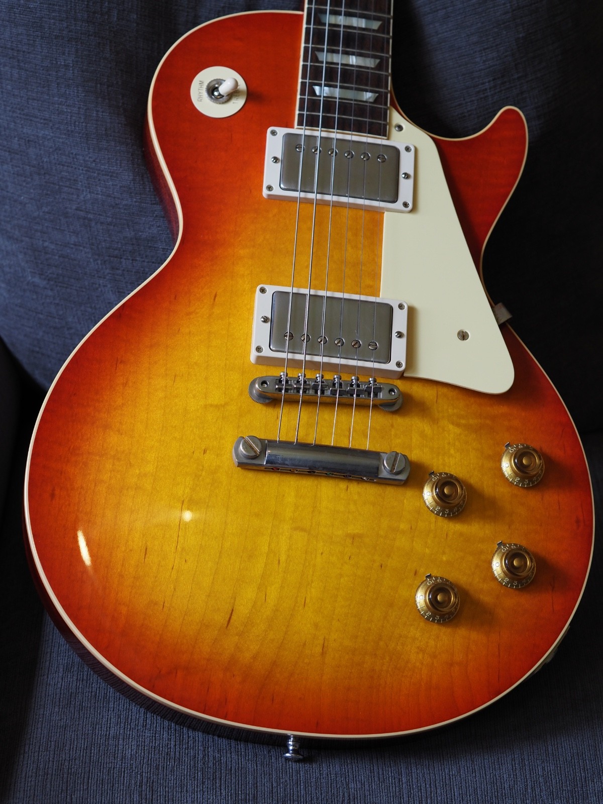 2023 Gibson Custom Shop 1958 Reissue Les Paul LPR-8 R8 – Washed Cherry