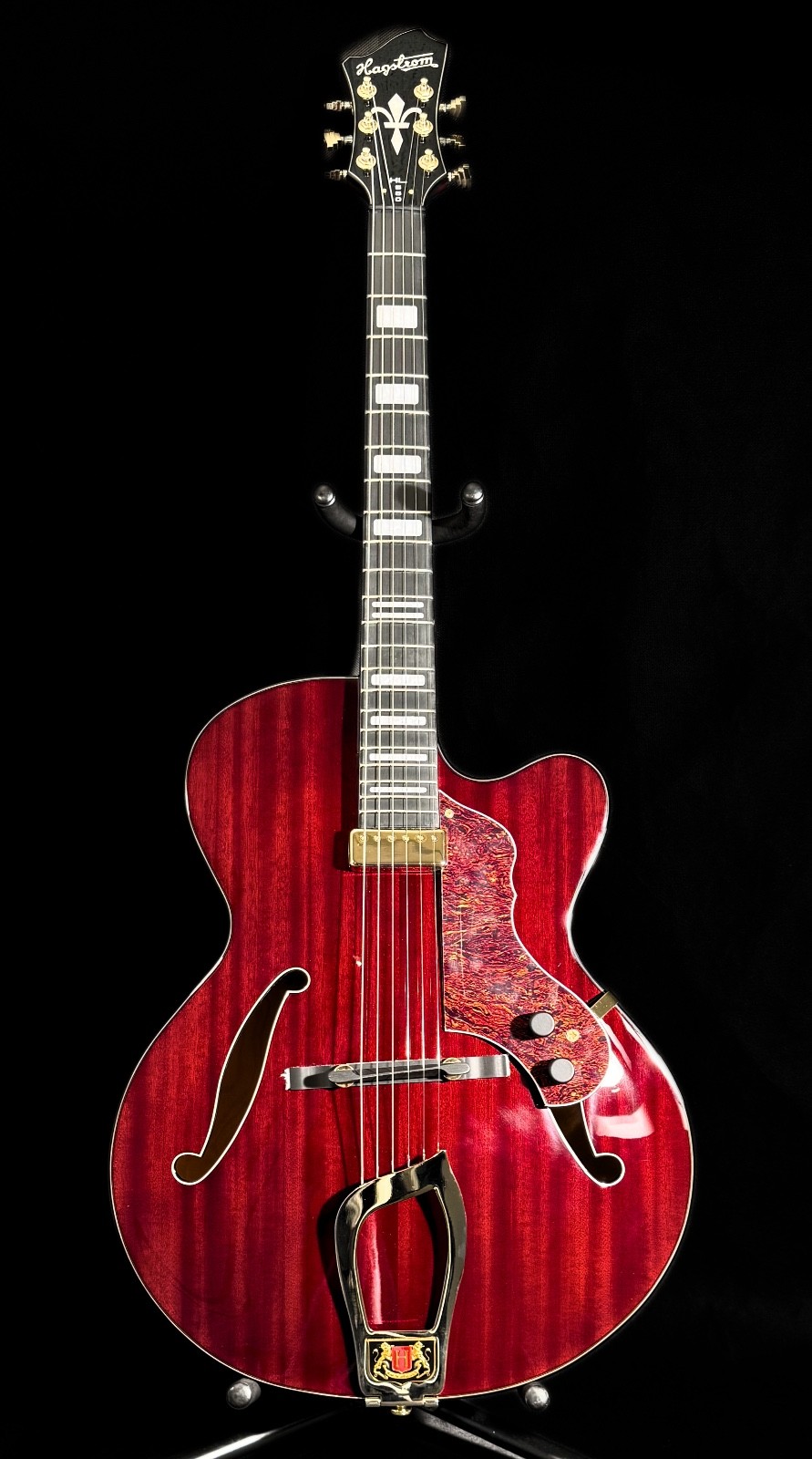 Hagstrom HL-550 w/Case – Natural Mahogany *USA Small Business*