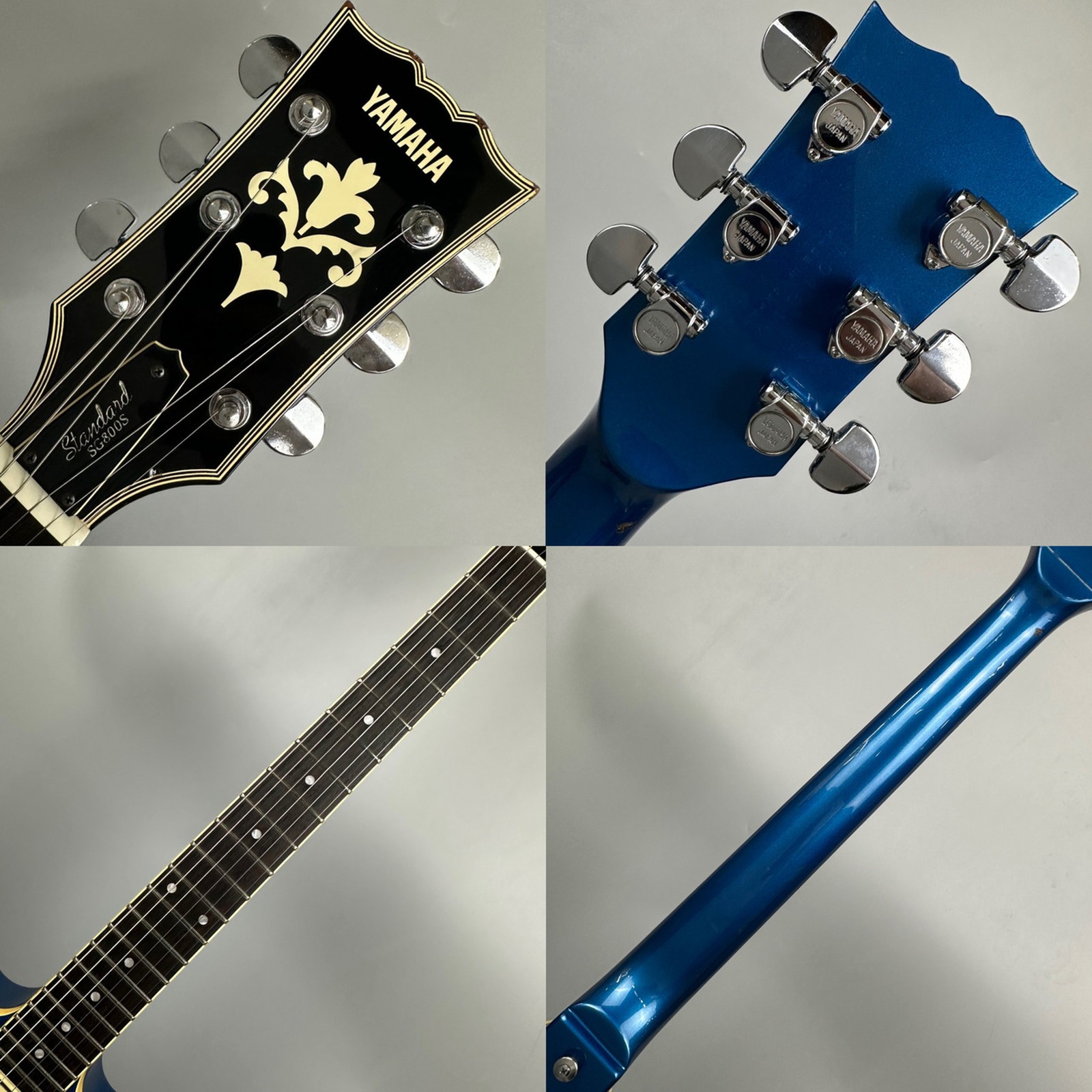 YAMAHA SG800S Used 1981 Maple Top Mahogany Back Body Metallic Blue w/Hard Case