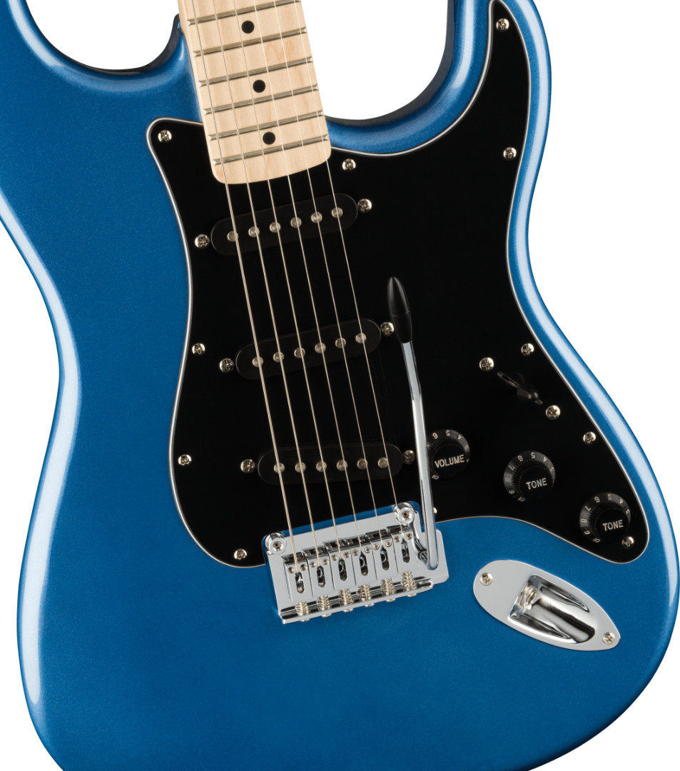 Fender Squier Affinity Stratocaster Electric Guitar,Maple Board Lake Placid Blue