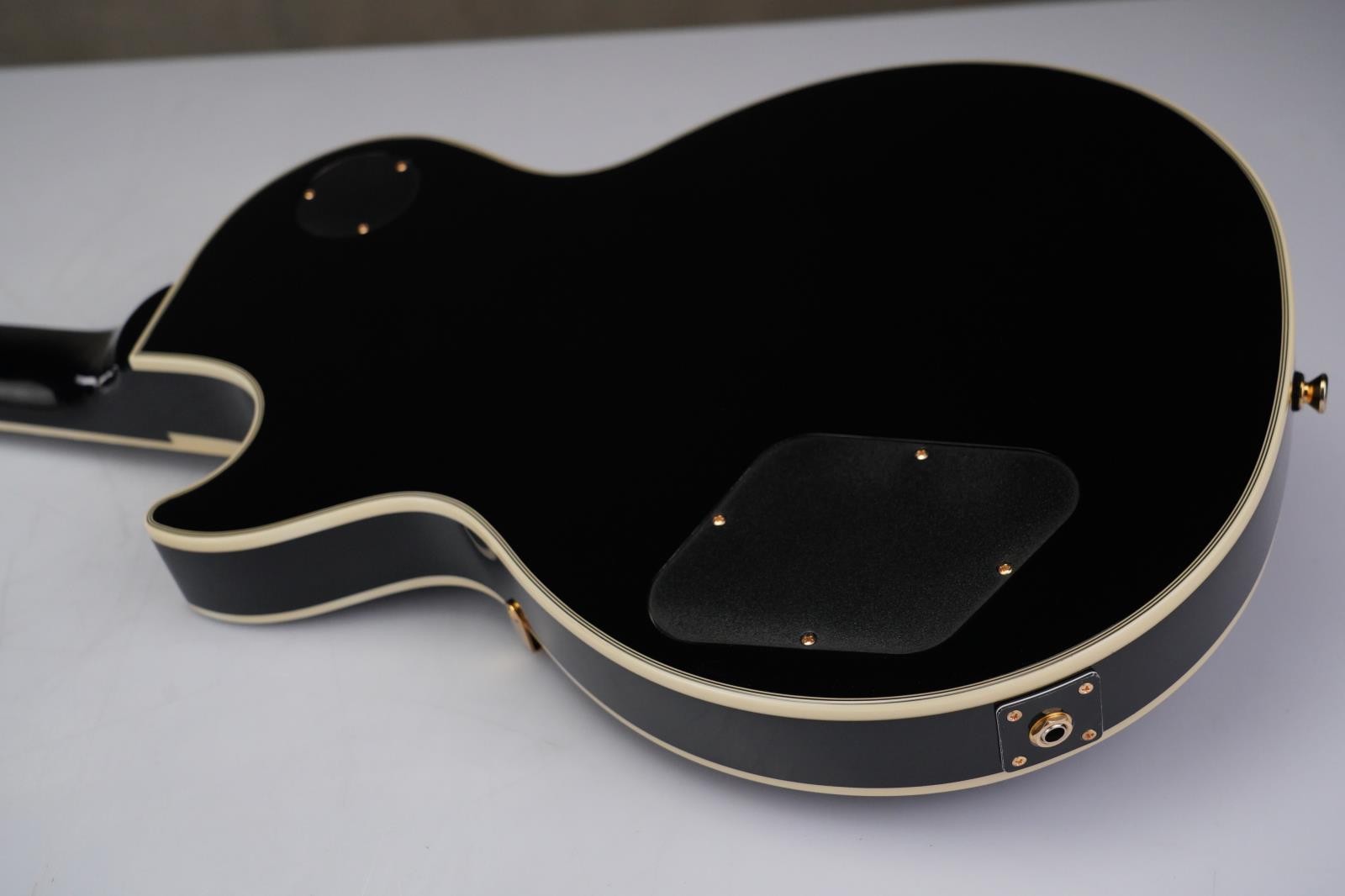 Epiphone Les Paul Custom Black w/ P90s Guitar Center w/ Case & Gig Bag #59252