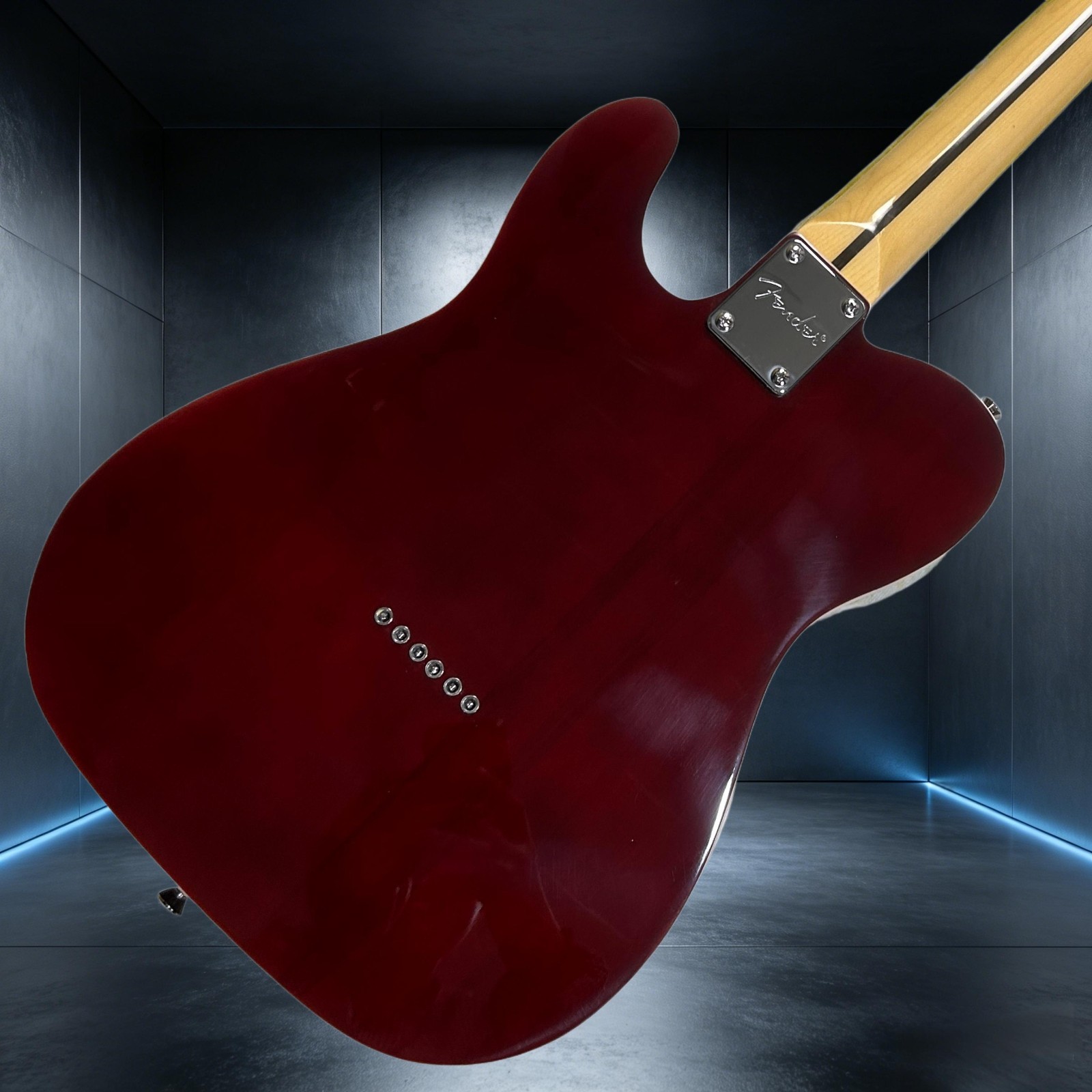 Electric Guitar Maple Fretboard Double Binding Wine Red Color Tele Guitar
