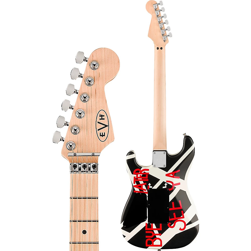 EVH Striped Series Crop Circles Electric Guitar Satin Crop Circles