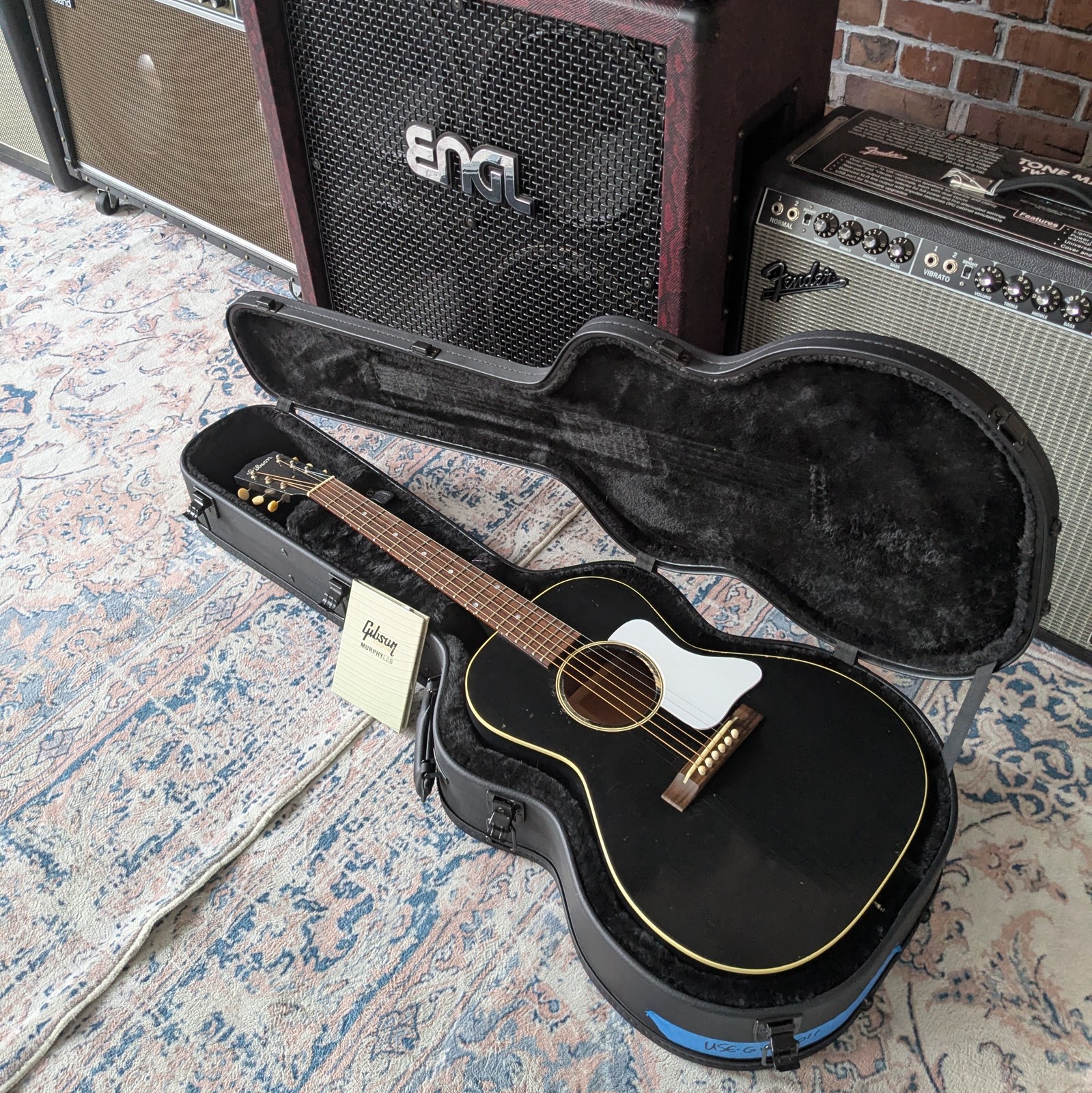 Used Gibson Custom Shop Murphy Lab ’31 L-00 Lightly Aged – Ebony w/OHSC