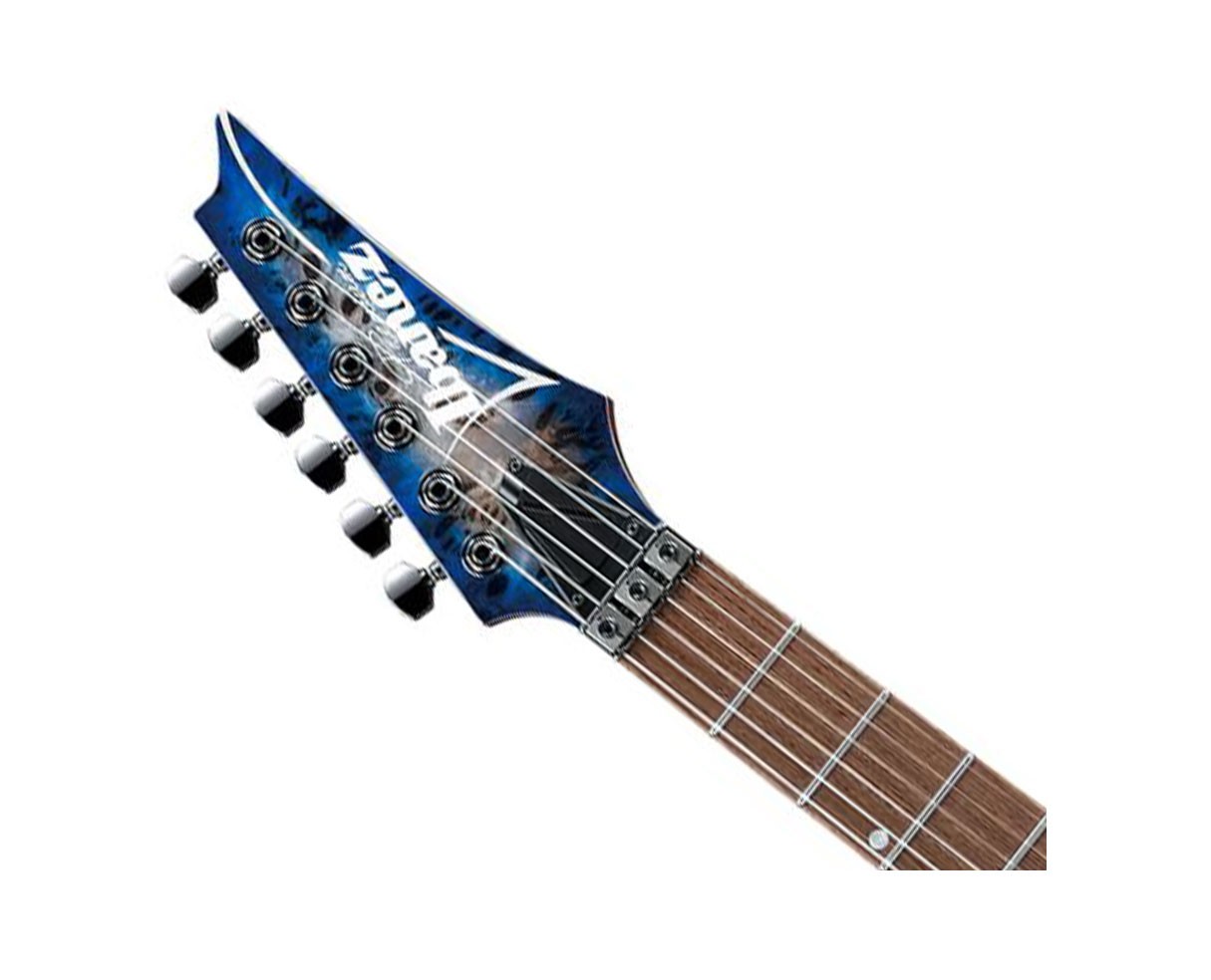 Used Ibanez S1070PBZCLB S Premium Electric Guitar – Cerulean Blue Burst