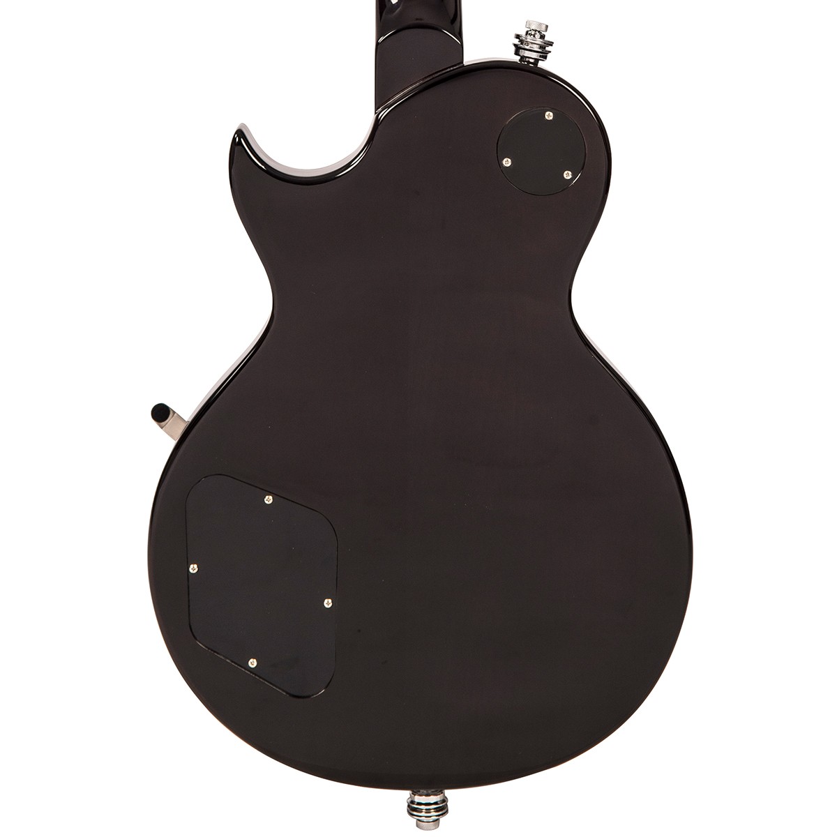 Vintage Reissued Series V100BLB Electric Guitar, Flamed Thru Black W/ Bigsby