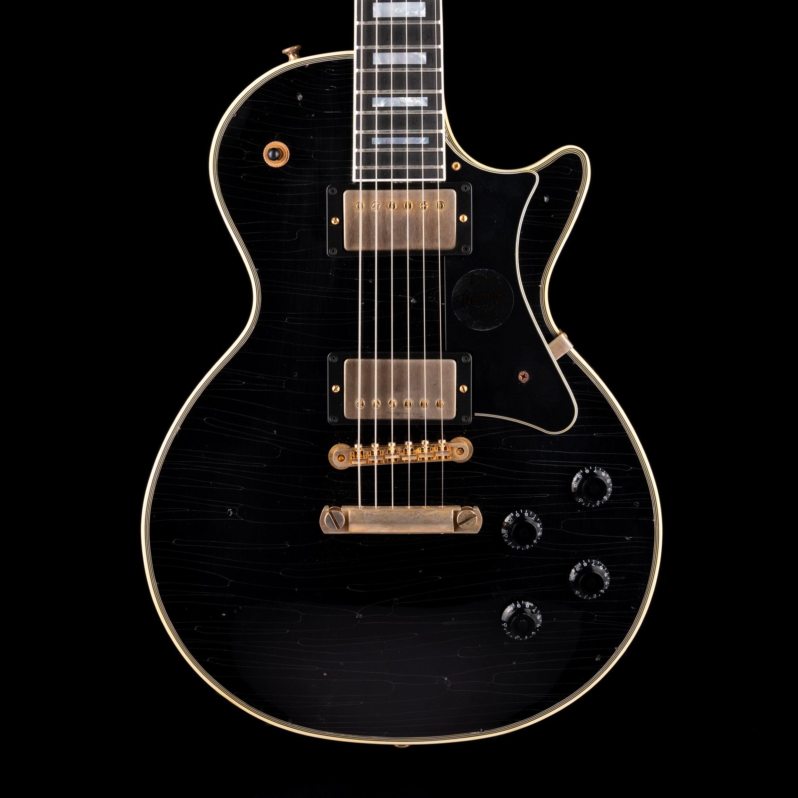 Heritage Custom Shop Core Collection H-157 Mahogany Top Artisan Aged Ebony with