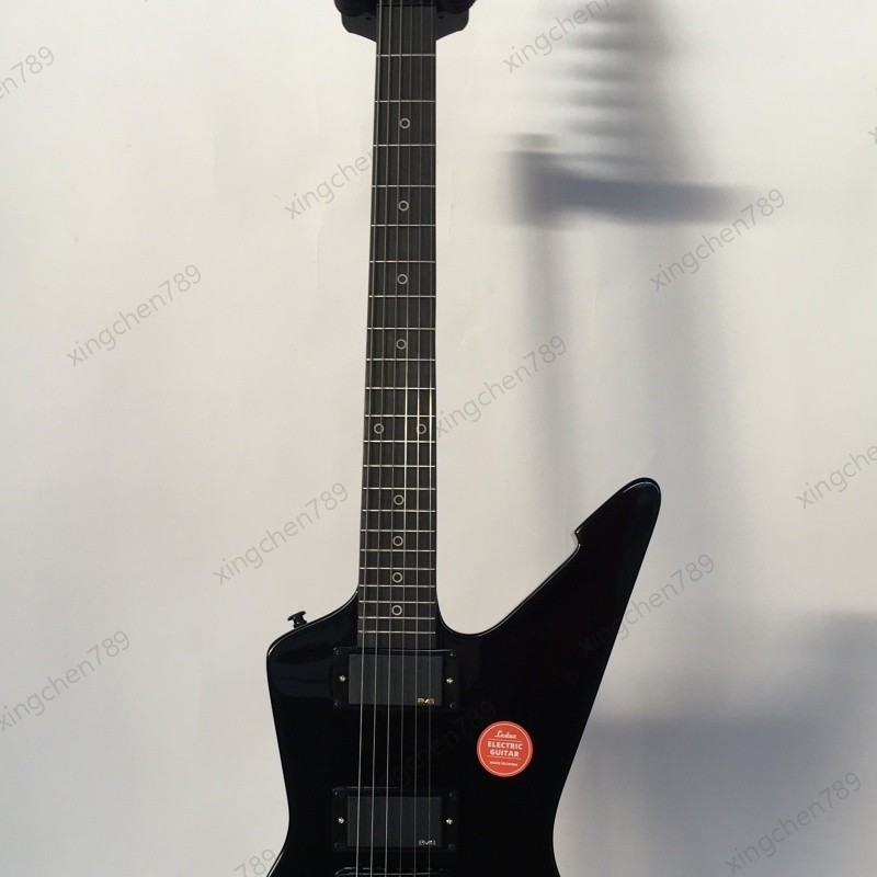 Hard Rock Solid Body Electric Guitar Stainless Rounded Fret Fixed Bridge C Neck