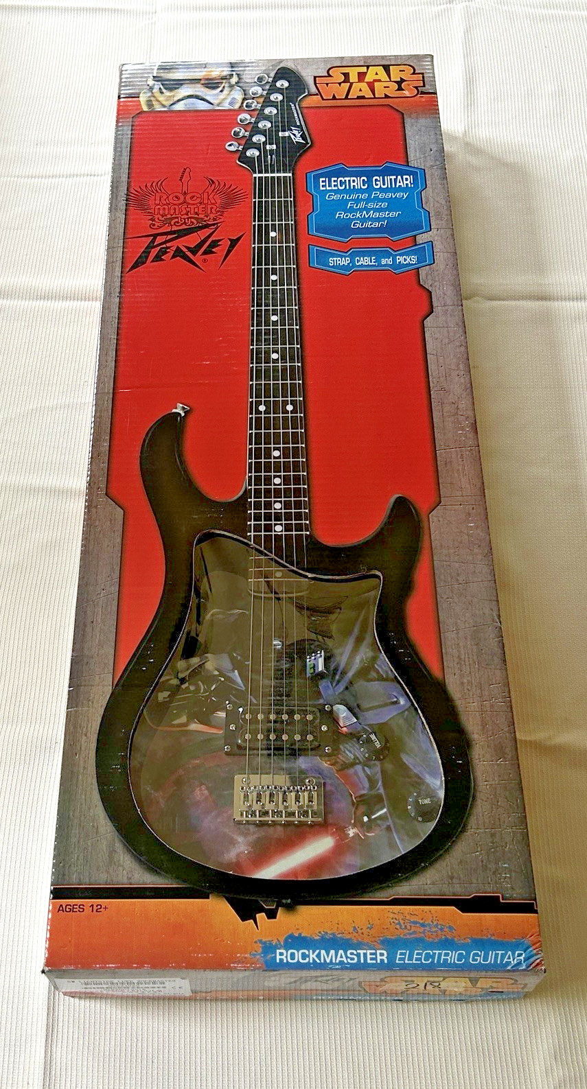 SUPER RARE LE NIB Peavey STAR WARS Rockmaster ELECTRIC GUITAR FULL SIZE NOT 3/4!