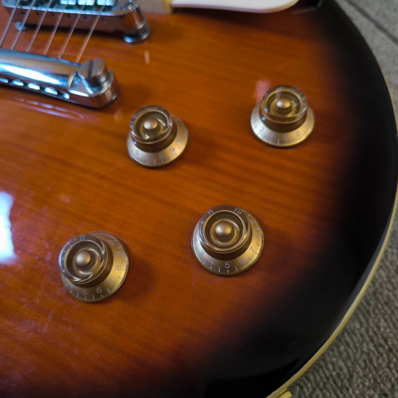 Blitz by Aria Pro II Les Paul Standard Type Yellow Sunburst Ship From Japan #5