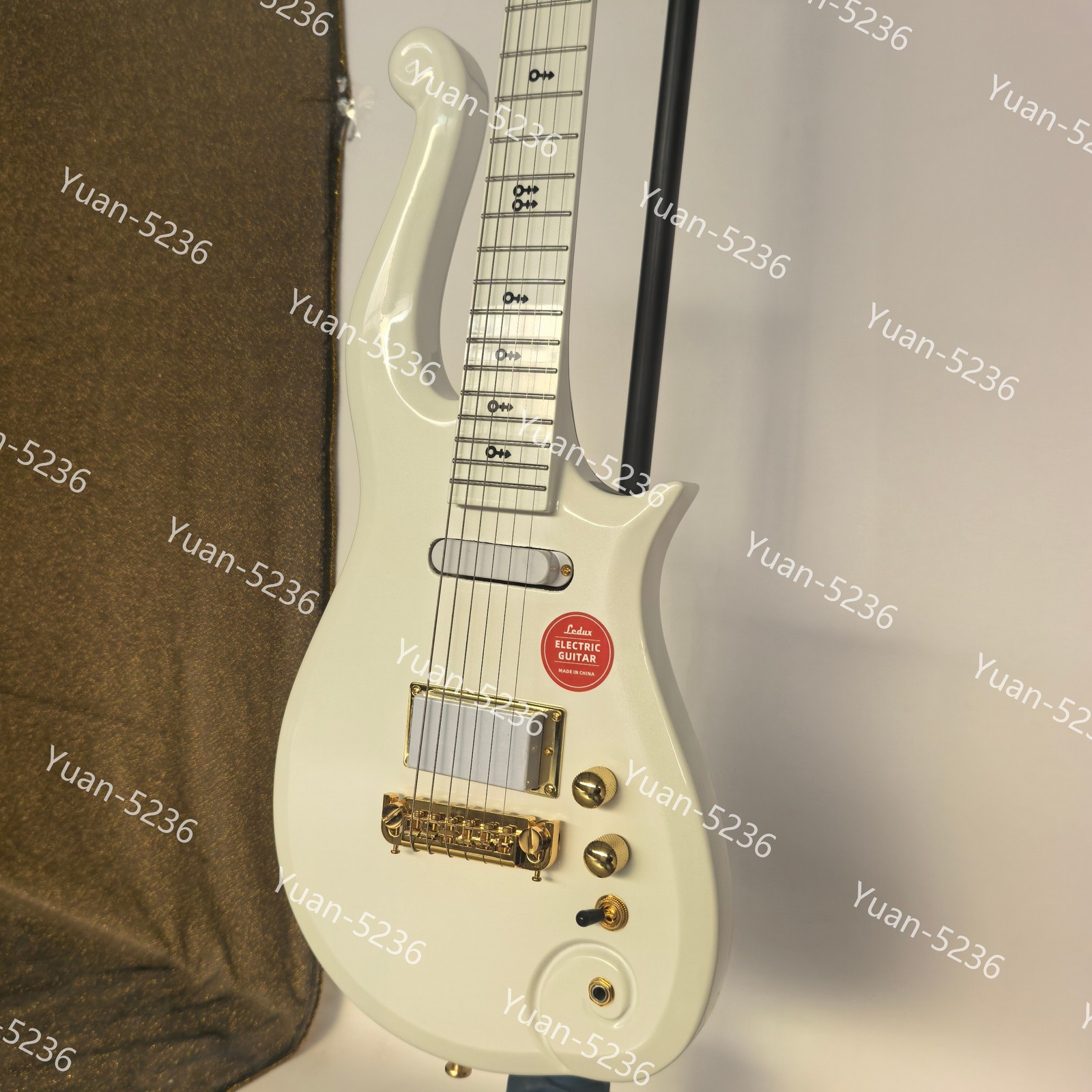 Prince Cloud Bright White Electric Guitar SH Pickups GoldHardware Factory Outlet
