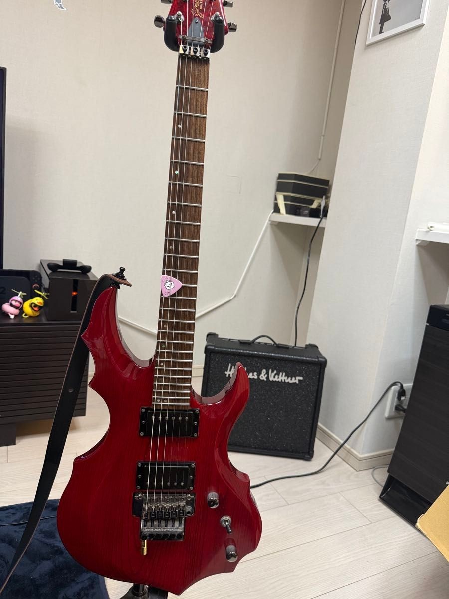 Grassroots Electric Guitar Ash Body 648mm Scale Bolt-on Floyd Rose