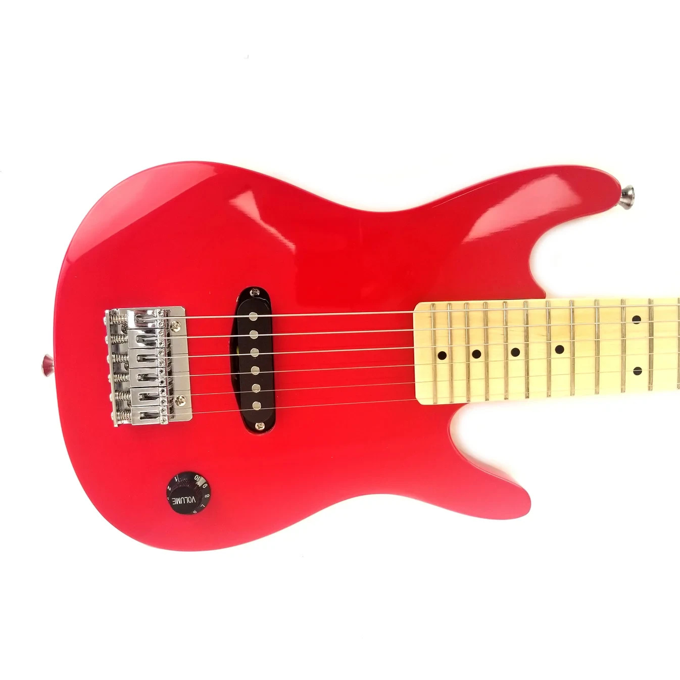 Kids 30 Inch Electric Guitar Combo, 5W Amp Loudspeaker, Solid Wood Body, Color: