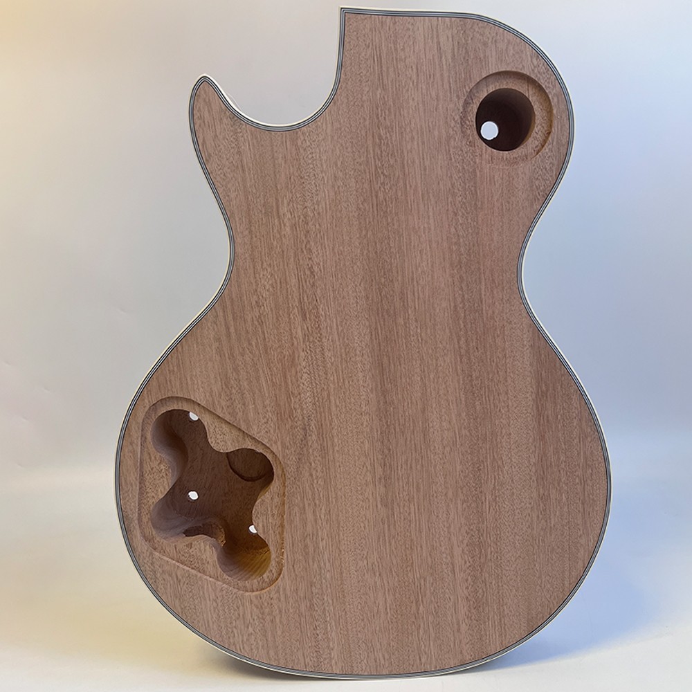 Unfinished DIY Electric Guitar Kits GD Archtop Binding Flame Maple Top FREE SHIP
