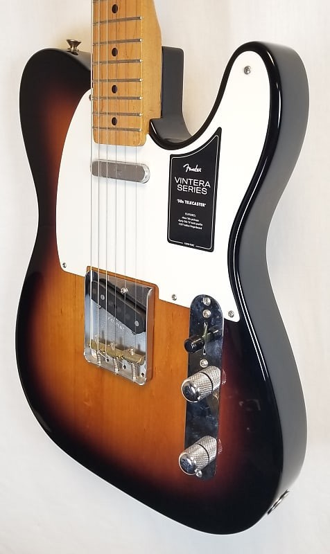 Fender Vintera ’50s Telecaster, Maple Fingerboard, 2-color Sunburst, w/Gig Bag