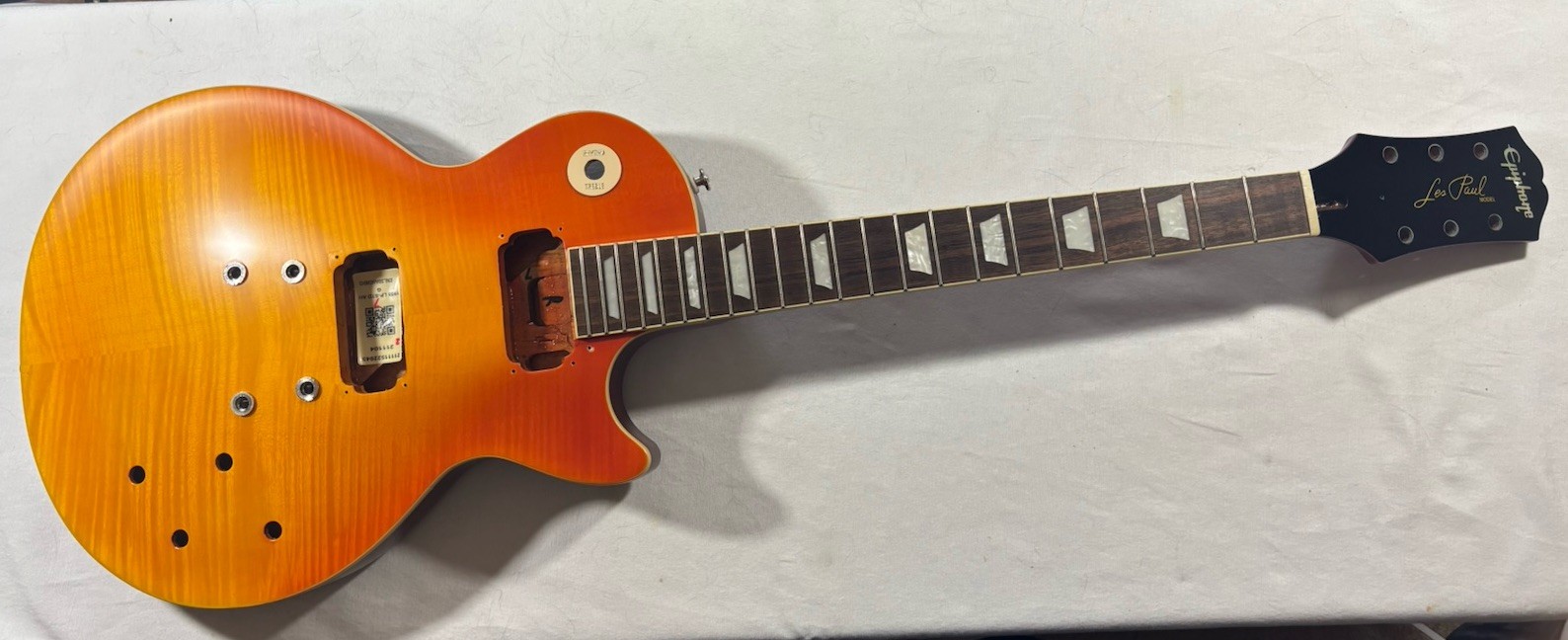 2021 Epiphone 1959 Les Paul Guitar Husk Cherry Sunburst Body Neck Project